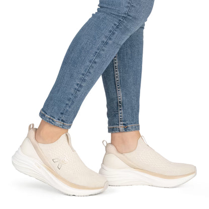 Rieker W4100-60 Beige/Vanilla Pearl G Fit Sneakers