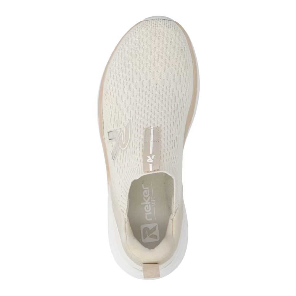 Rieker W4100-60 Beige/Vanilla Pearl G Fit Sneakers