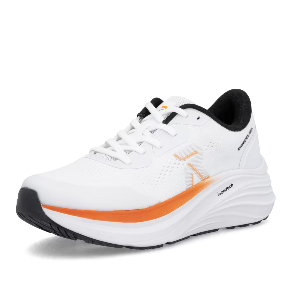 Rieker W4102-80 White & Orange G Fit Sneakers