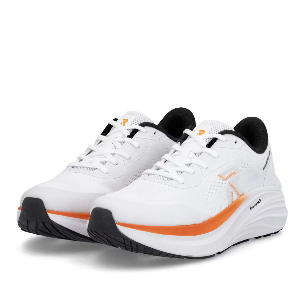 Rieker W4102-80 White & Orange G Fit Sneakers