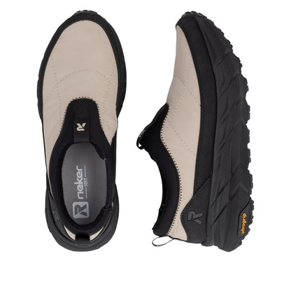 Rieker W4503-62 Black & Beige Sneakers