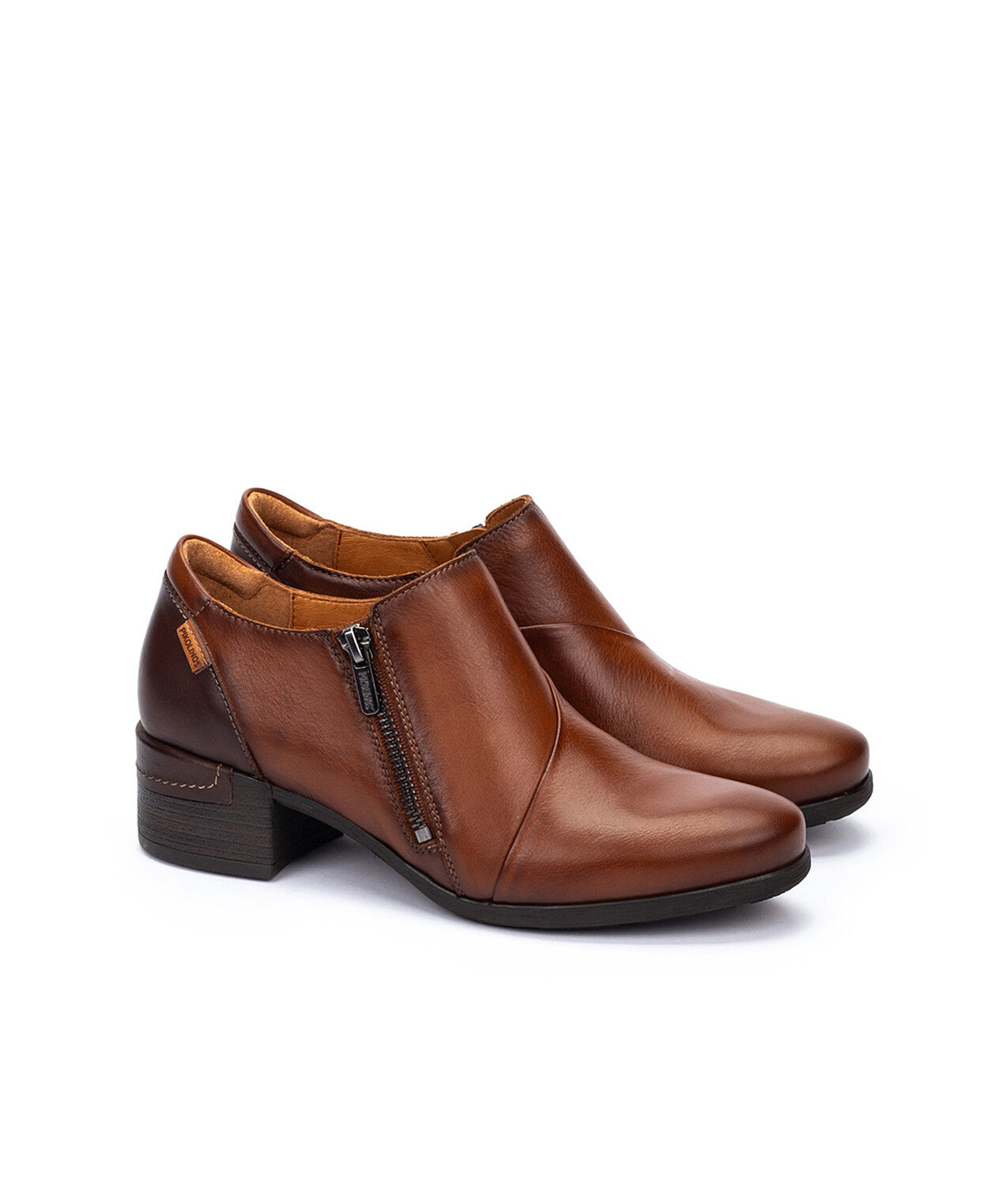 Pikolinos Malaga W6W-5902C1 Cuero Tan Zip Shoe