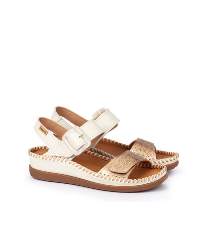 Pikolinos Cadaques W8K-0555C1 909 Nata Cream Sandals