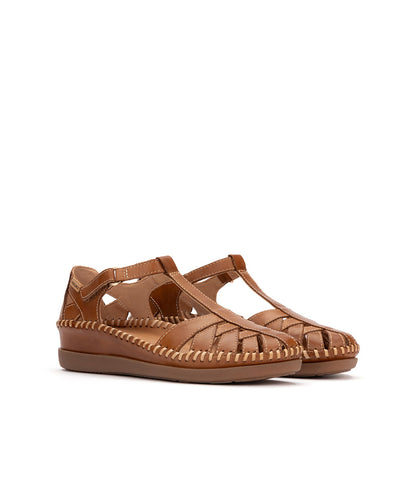 Pikolinos Cadaques W8K-0705 250 Brandy Tan Weave Shoes