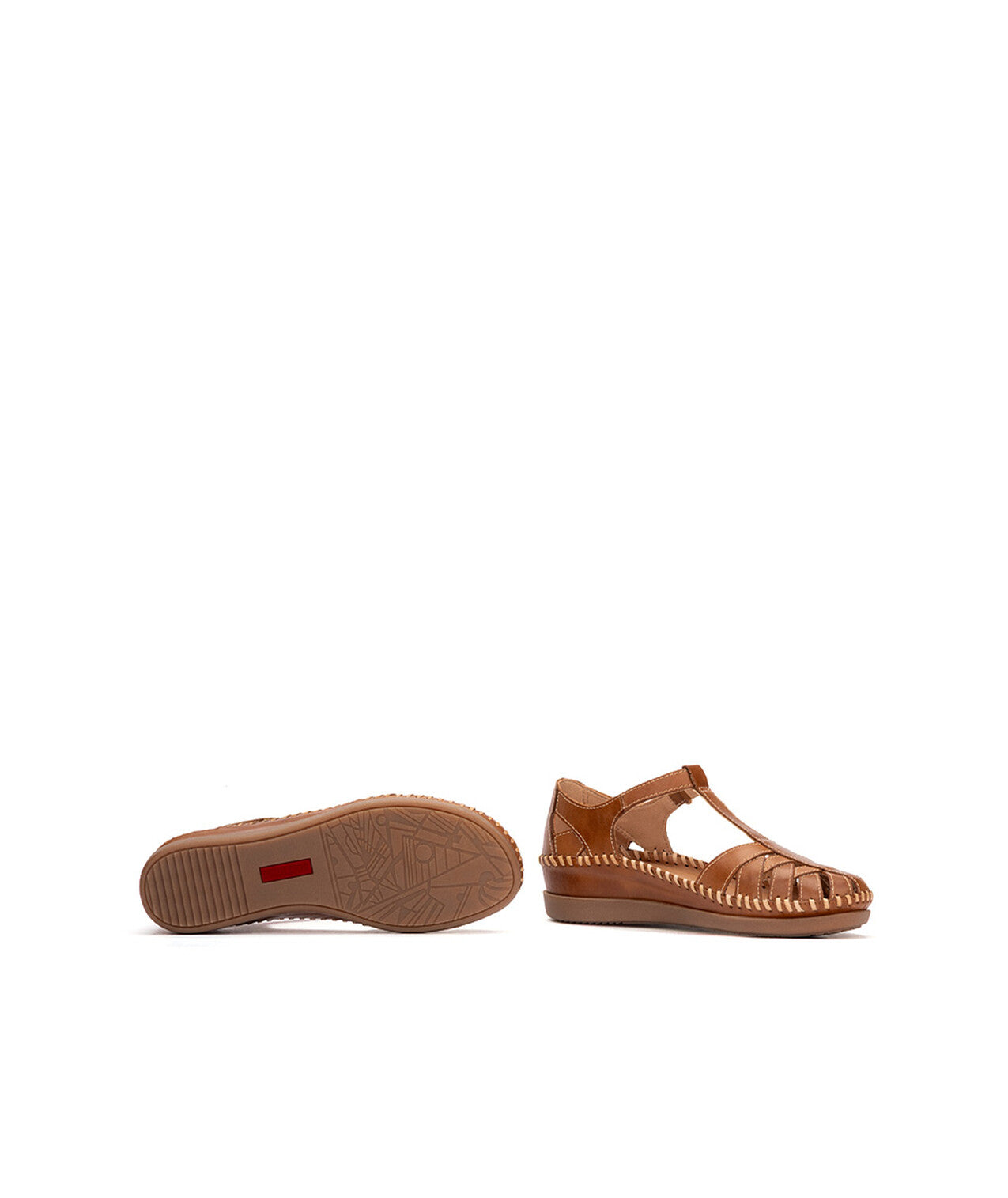 Pikolinos Cadaques W8K-0705 250 Brandy Tan Weave Shoes