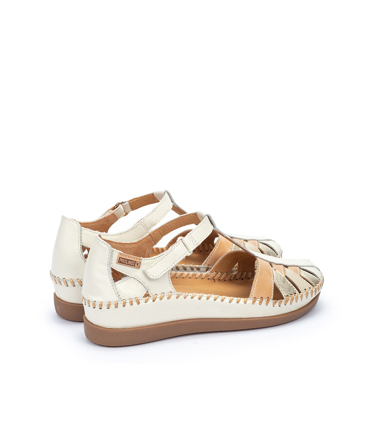 Pikolinos Cadaques W8K-0705C1 909 Nata Cream Weave Shoes