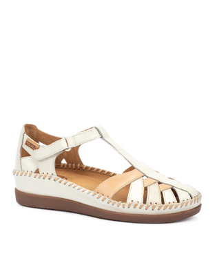 Pikolinos Cadaques W8K-0705C1 909 Nata Cream Weave Shoes