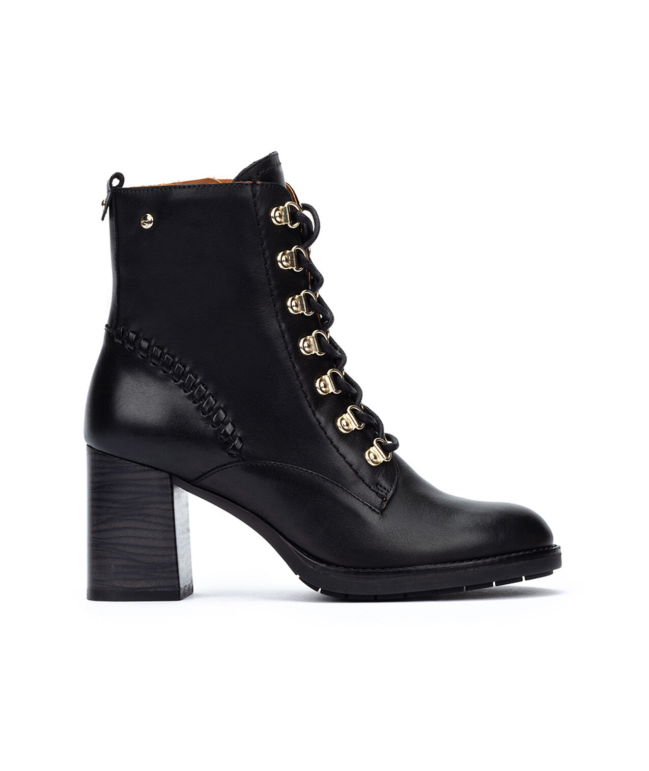 Pikolinos Palencia W9U-8955 000 Black Block Heel Boots