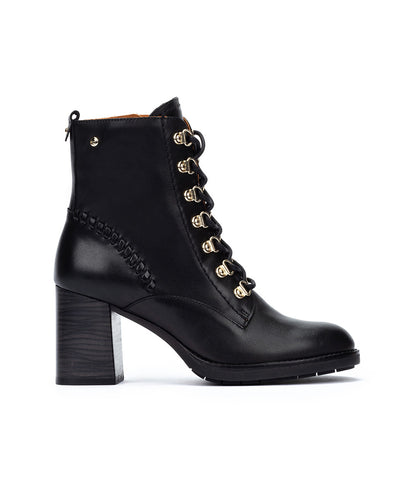 Pikolinos Palencia W9U-8955 000 Black Block Heel Boots