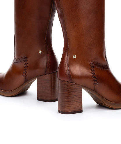 Pikolinos Palencia W9U-9752C1 Cuero Tan Long Boots
