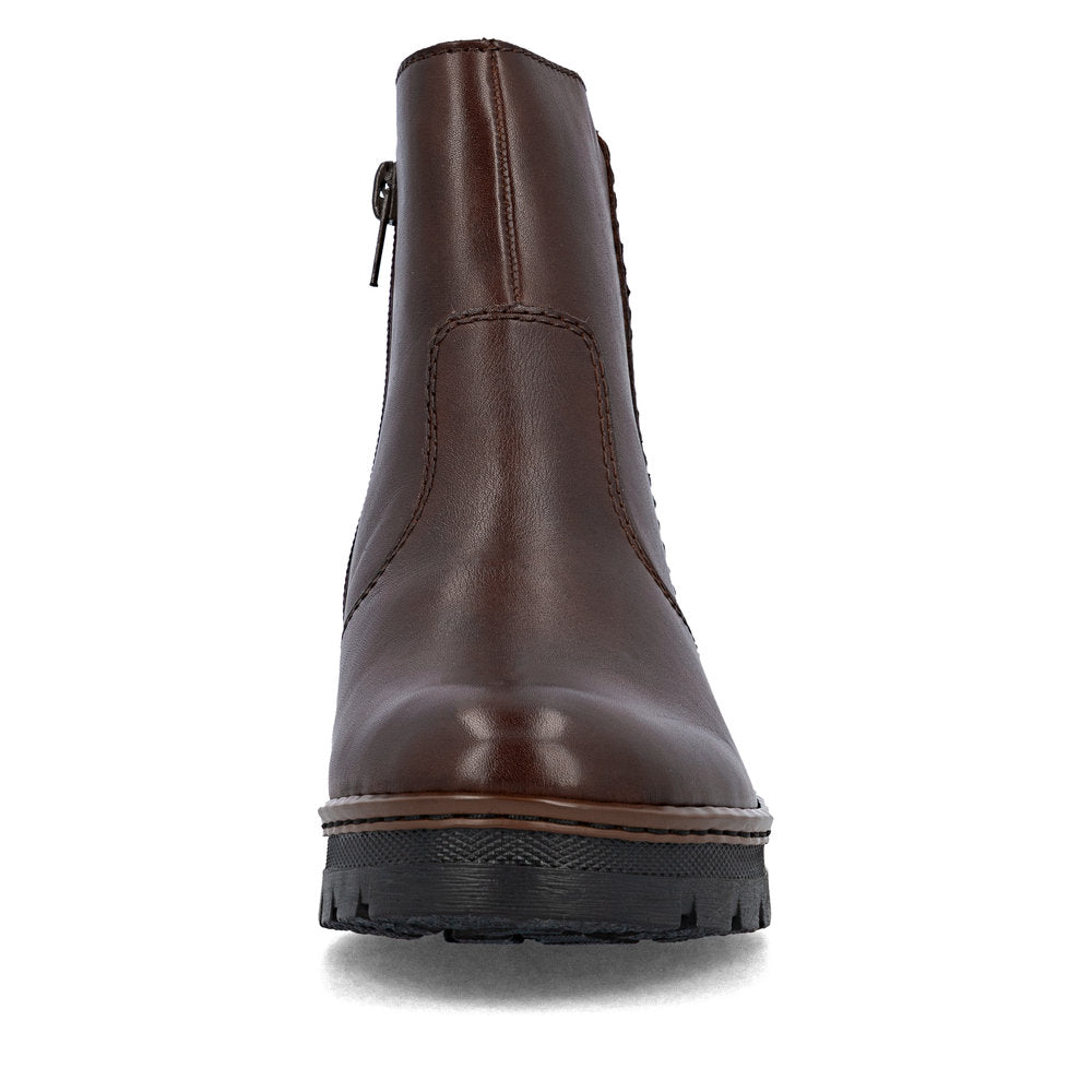 Rieker X9165-27 Brown Wedge Boots