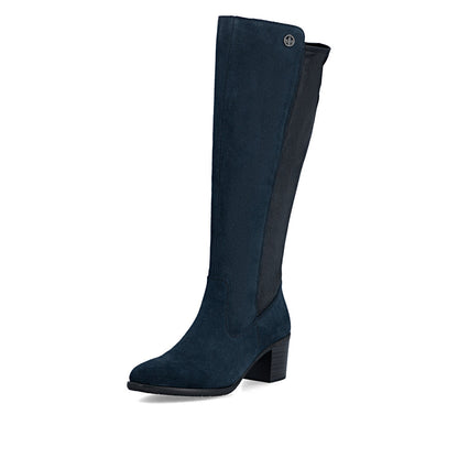 Rieker Y2050-14 Navy Knee High Boots