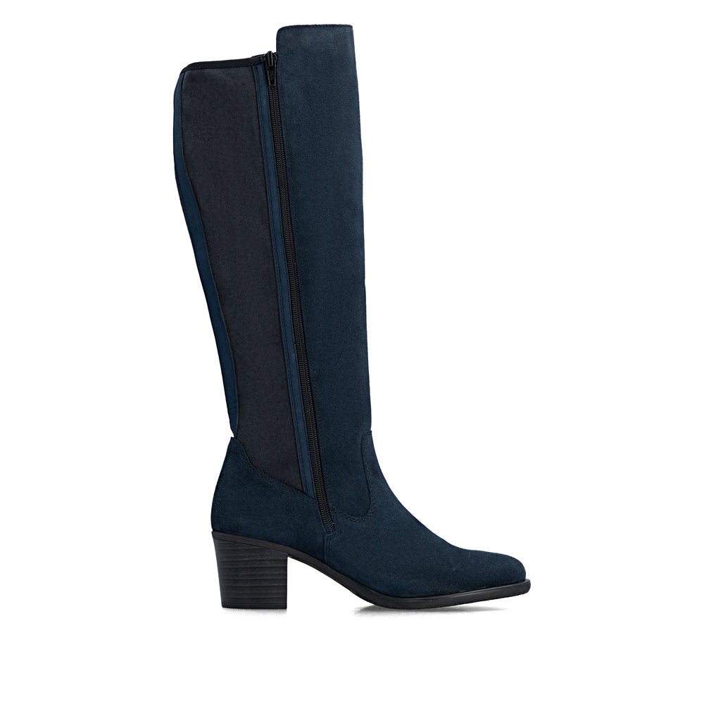 Rieker Y2050-14 Navy Knee High Boots