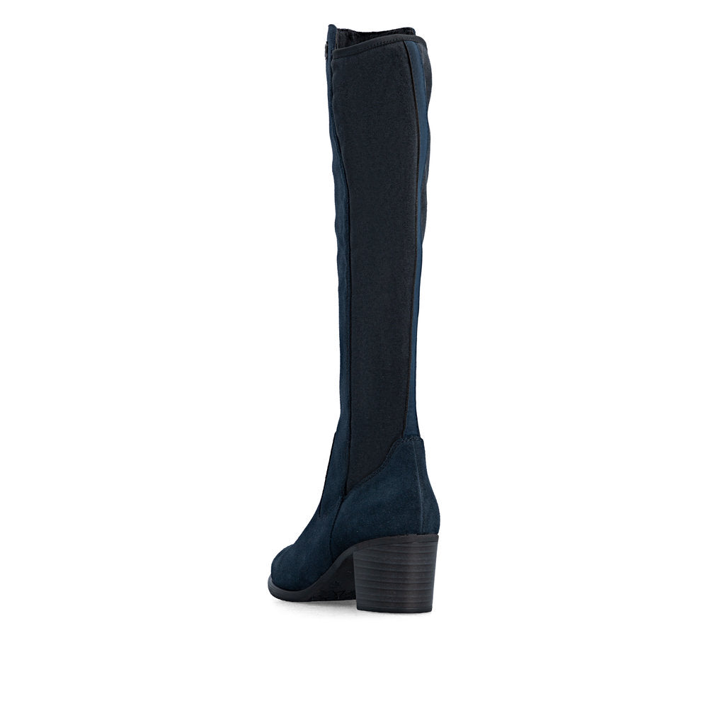 Rieker Y2050-14 Navy Knee High Boots