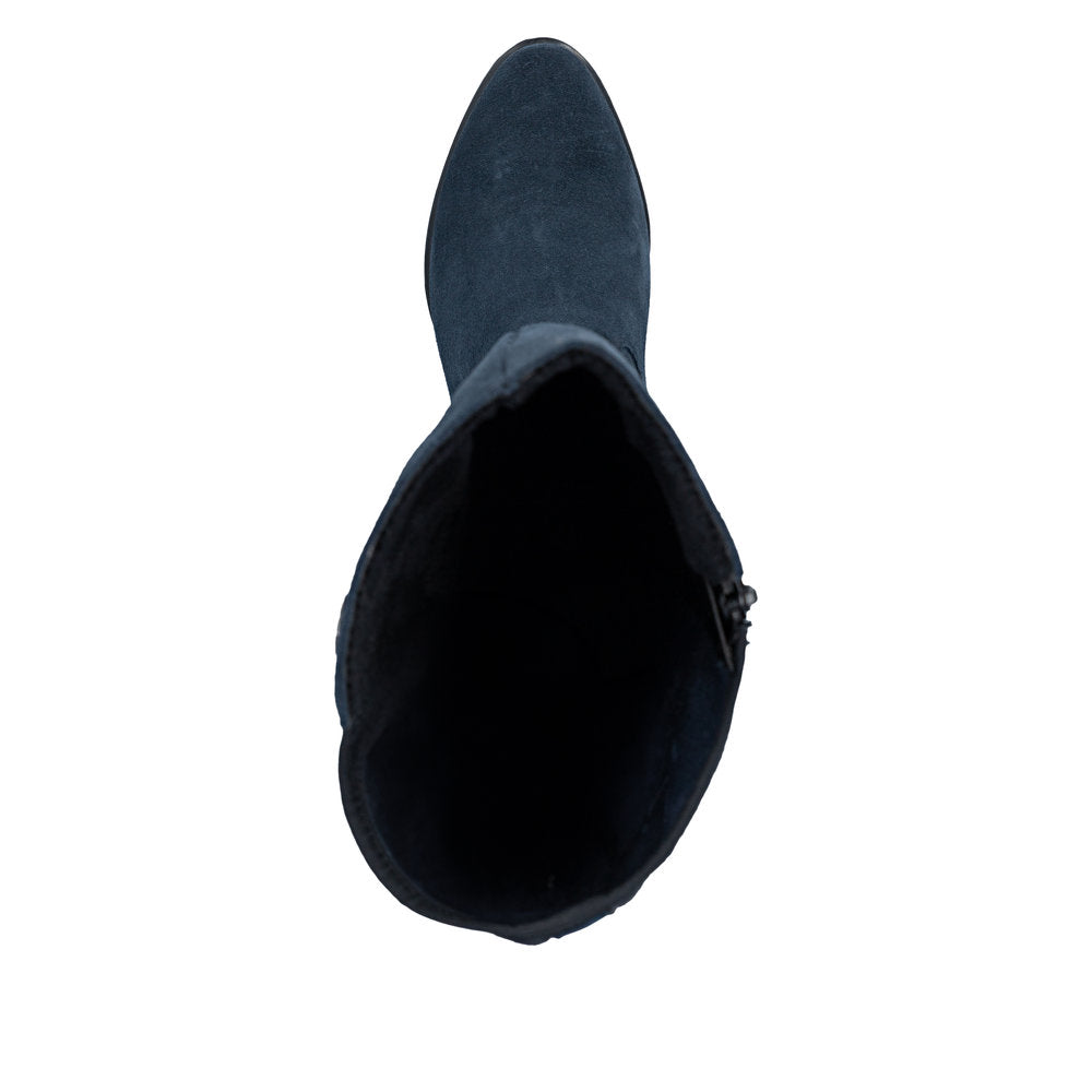 Rieker Y2050-14 Navy Knee High Boots