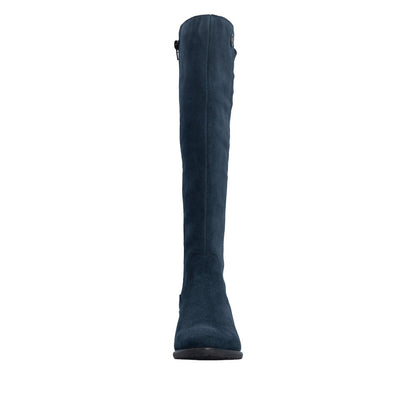 Rieker Y2050-14 Navy Knee High Boots