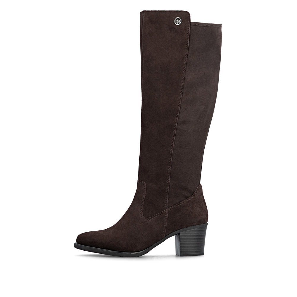 Rieker Y2050-25 Espresso Brown Knee High Boots
