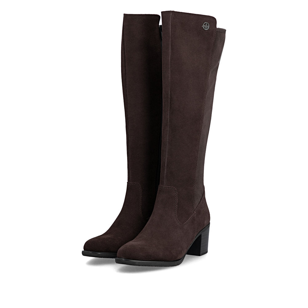 Rieker Y2050-25 Espresso Brown Knee High Boots