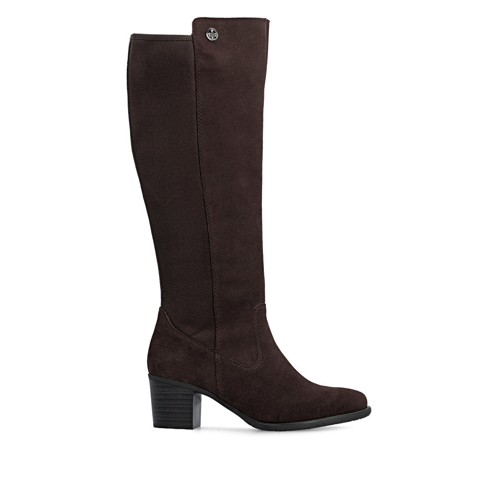 Rieker Y2050-25 Espresso Brown Knee High Boots