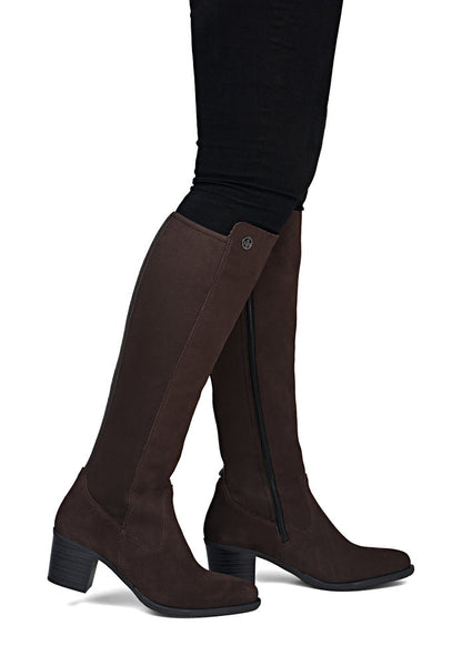 Rieker Y2050-25 Espresso Brown Knee High Boots