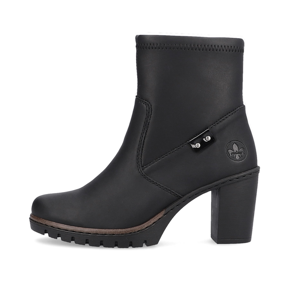 Rieker Y2558-00 Black Ankle Boots