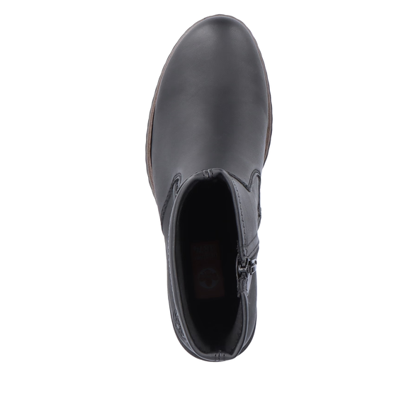 Rieker Y2558-00 Black Ankle Boots