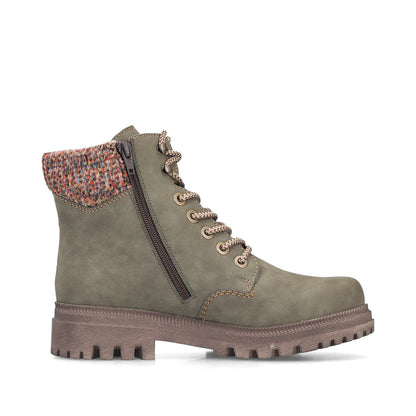 Rieker Y7621-54 Green Multi Boots