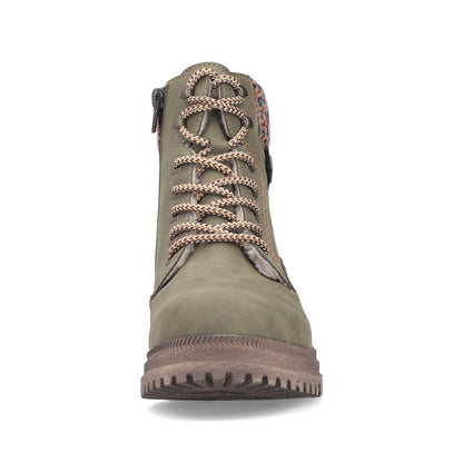 Rieker Y7621-54 Green Multi Boots