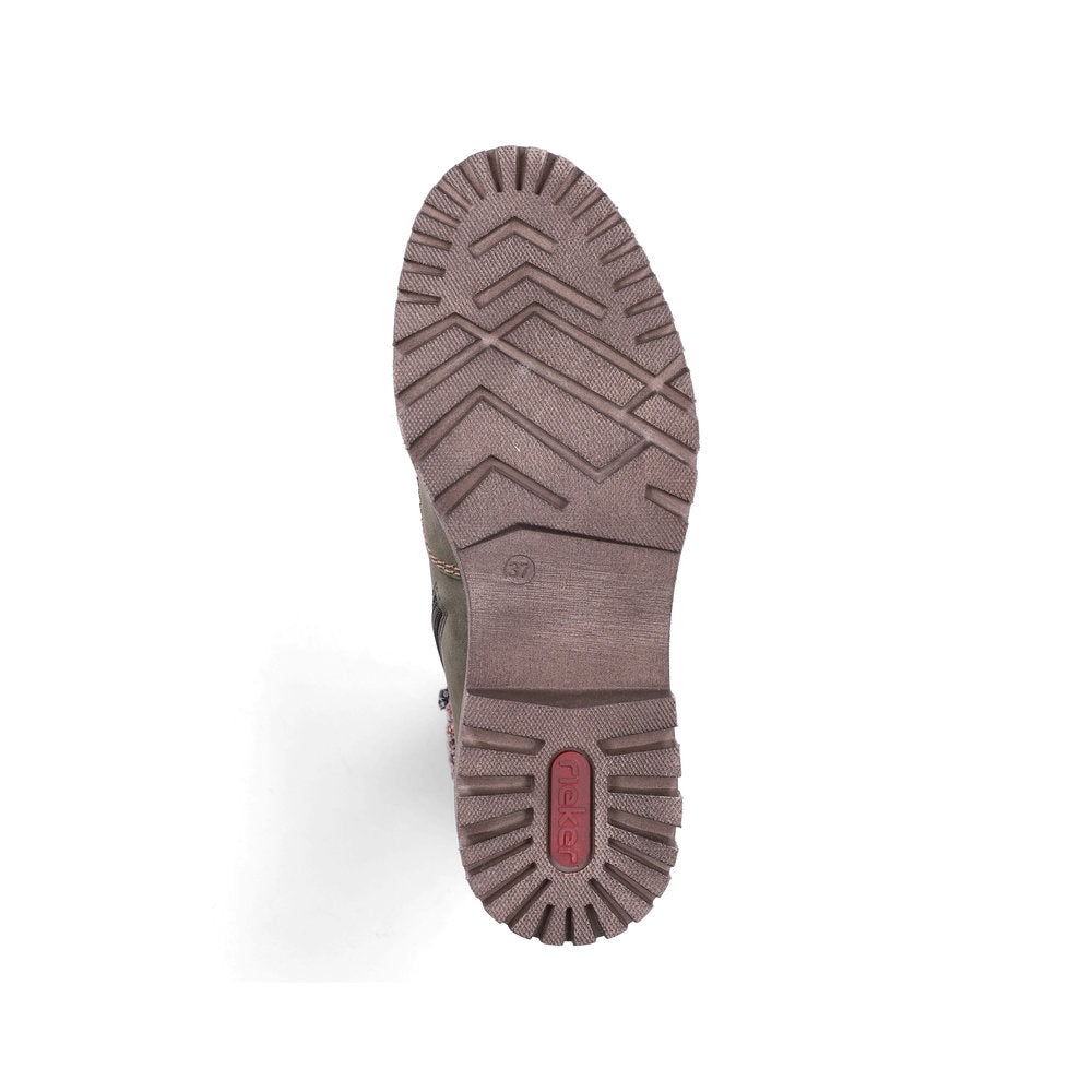 Rieker Y7621-54 Green Multi Boots