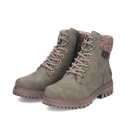 Rieker Y7621-54 Green Multi Boots