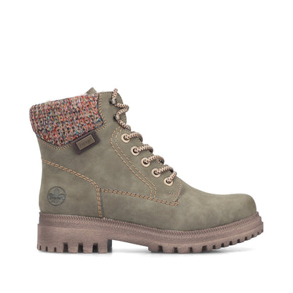 Rieker Y7621-54 Green Multi Boots