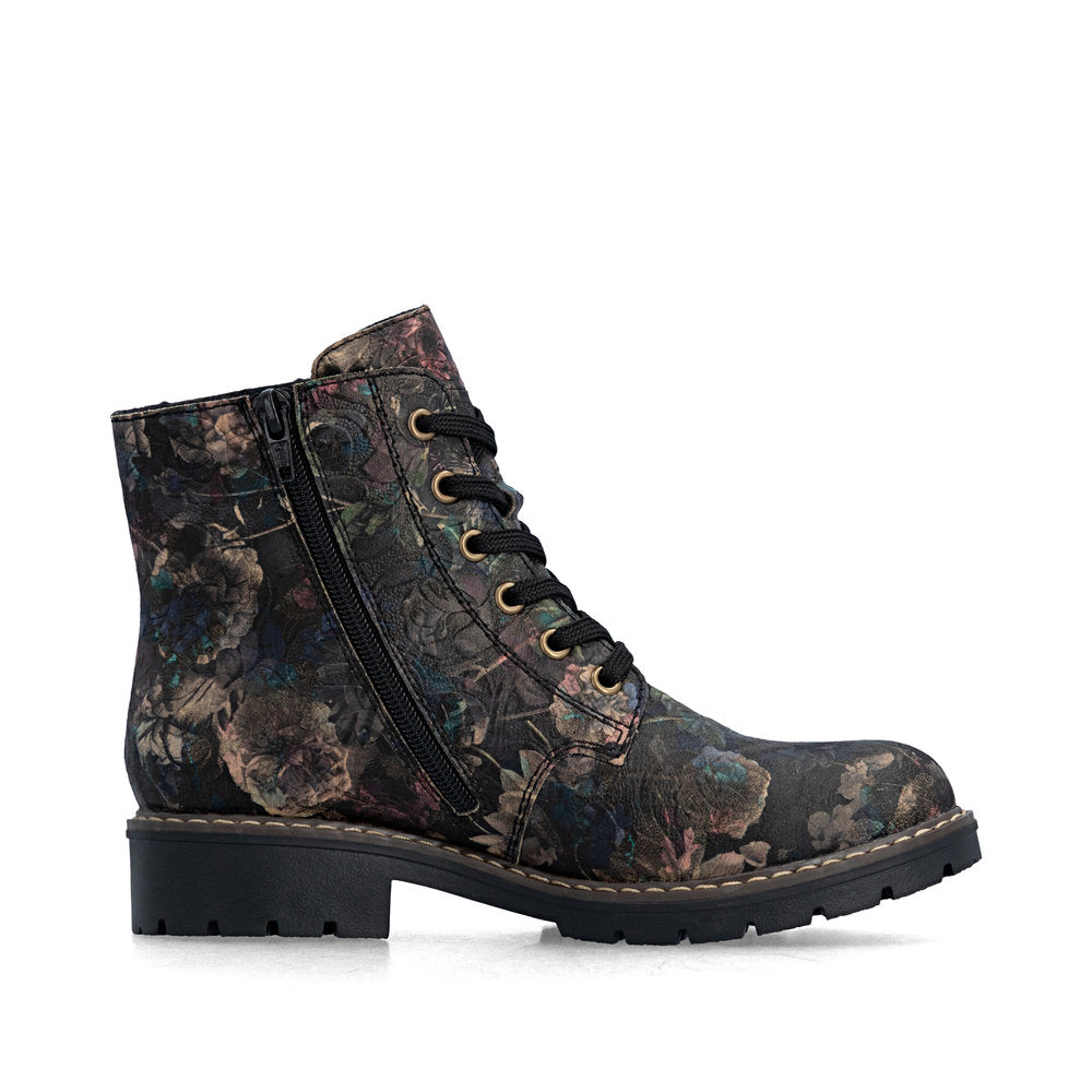 Rieker Y9103-90 Black Pastel Combi Boots