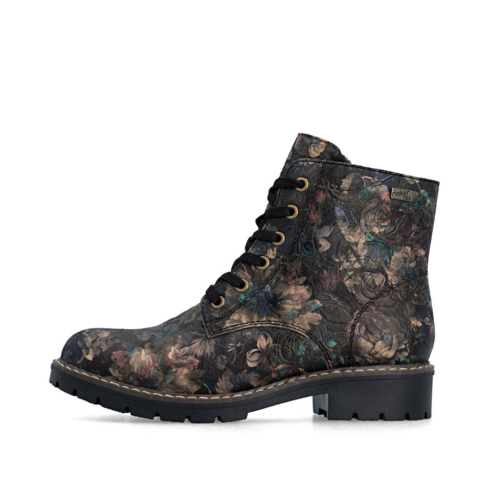 Rieker Y9103-90 Black Pastel Combi Boots