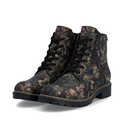 Rieker Y9103-90 Black Pastel Combi Boots