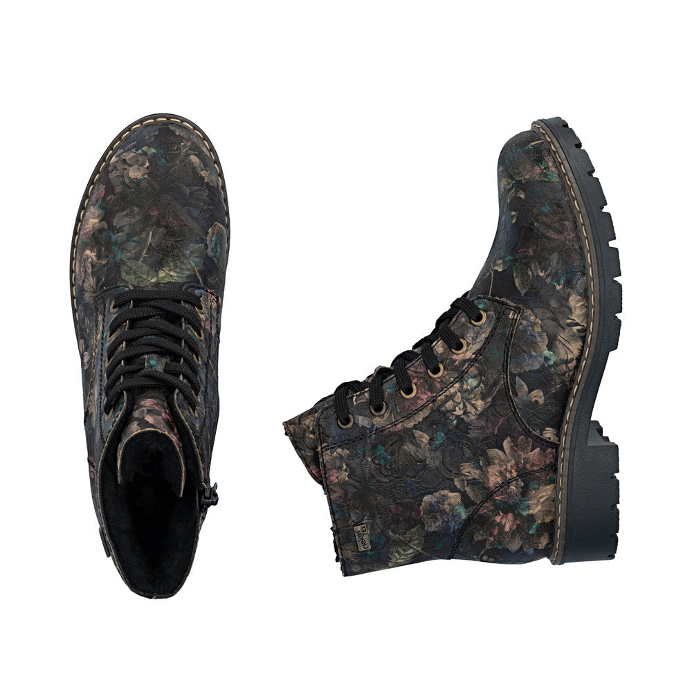 Rieker Y9103-90 Black Pastel Combi Boots