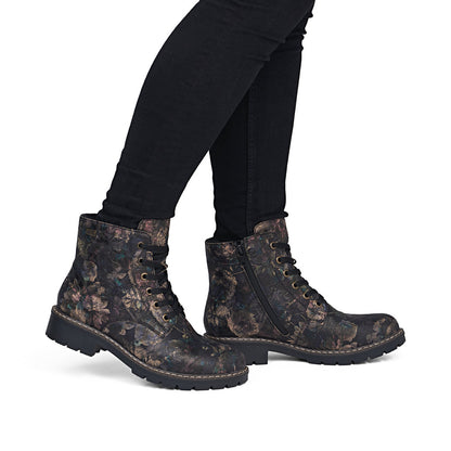 Rieker Y9103-90 Black Pastel Combi Boots