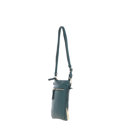 Ashwood Leather Z-71 Laurel Green Phone Bag