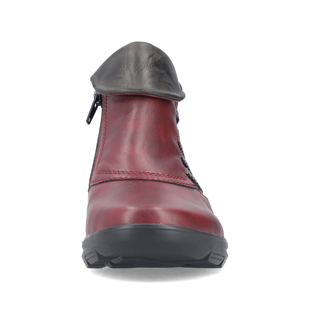Rieker Z0071-35 Wine & Graphit Grey Boots