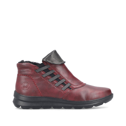Rieker Z0071-35 Wine & Graphit Grey Boots