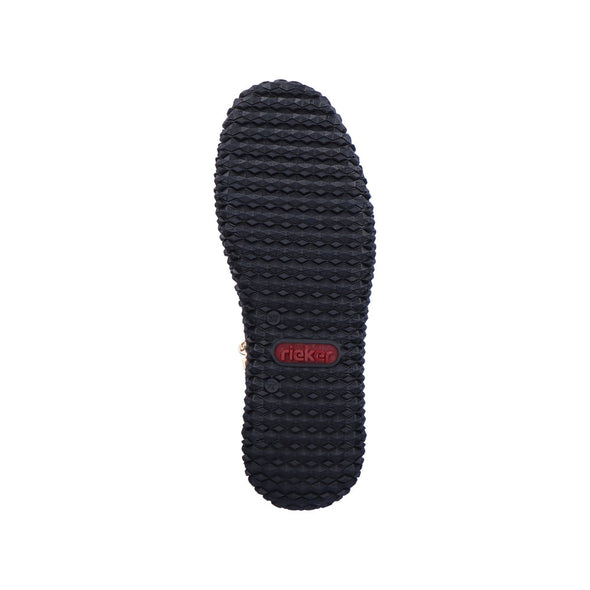 Rieker Z4263-00 Tex Black Boots with Lace & Zip