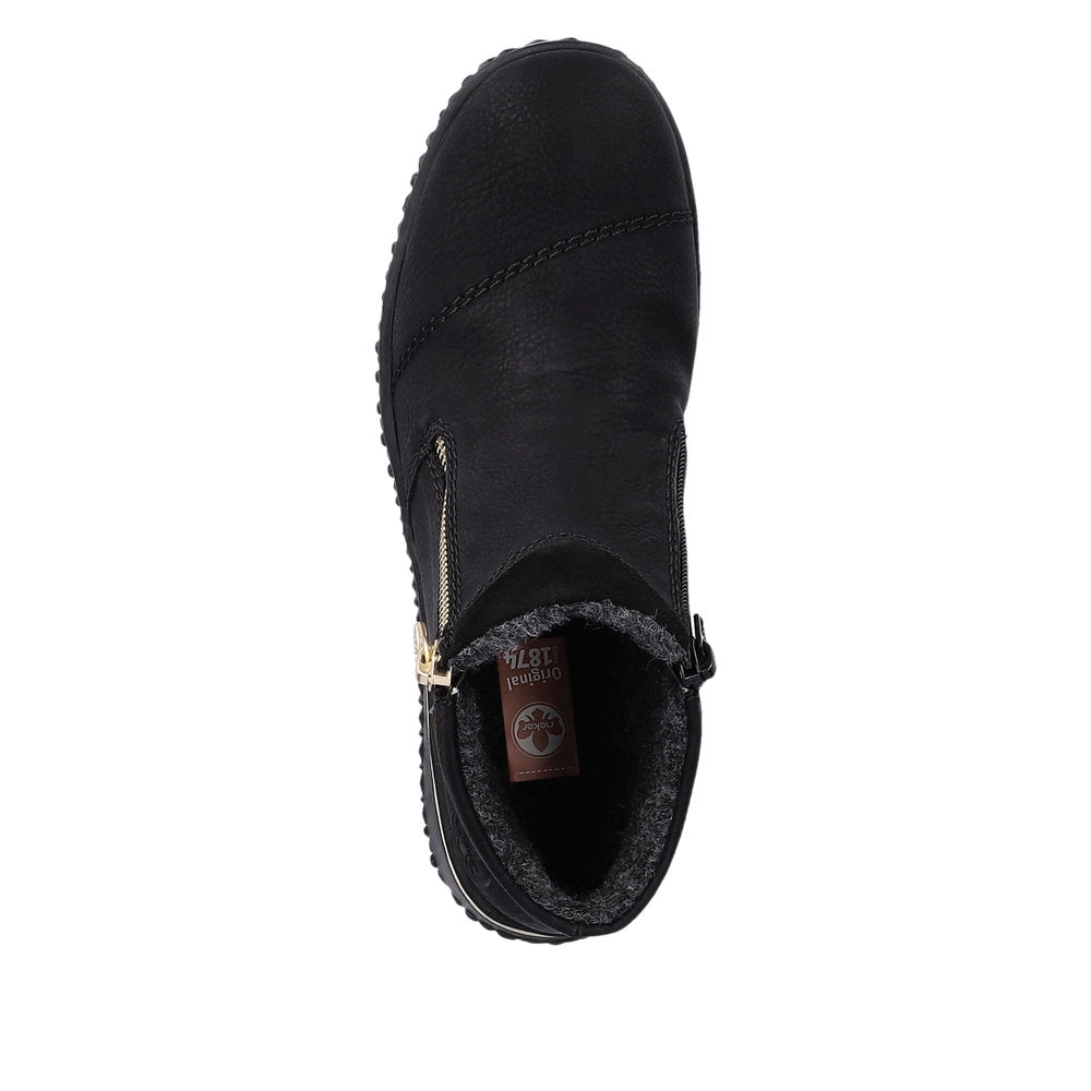 Rieker Z4265-00 Black TEX Boots