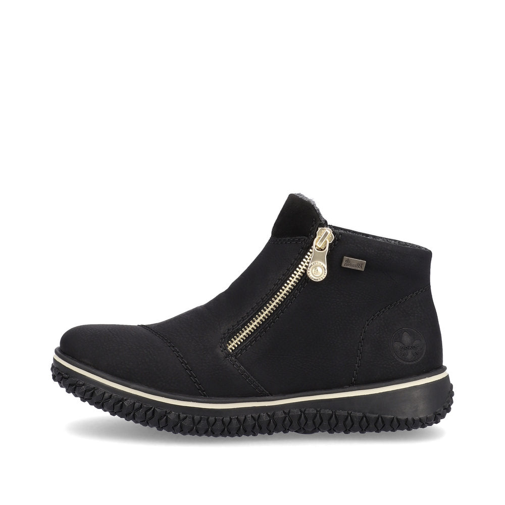 Rieker Z4265-00 Black TEX Boots