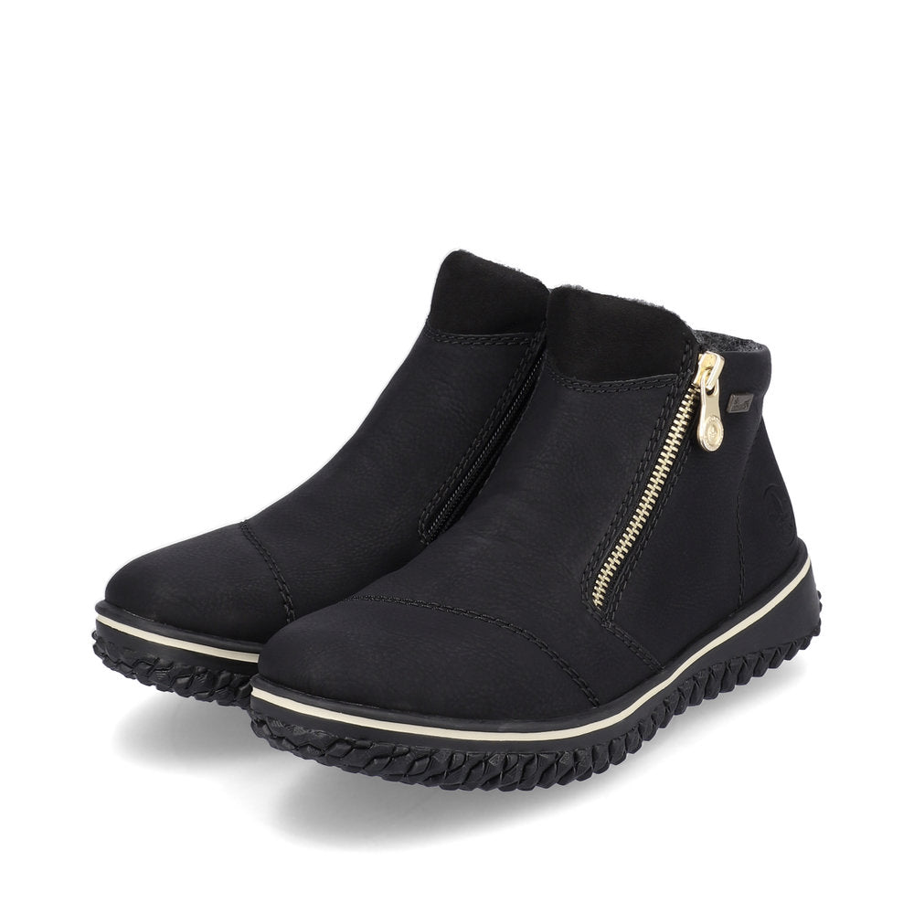 Rieker Z4265-00 Black TEX Boots