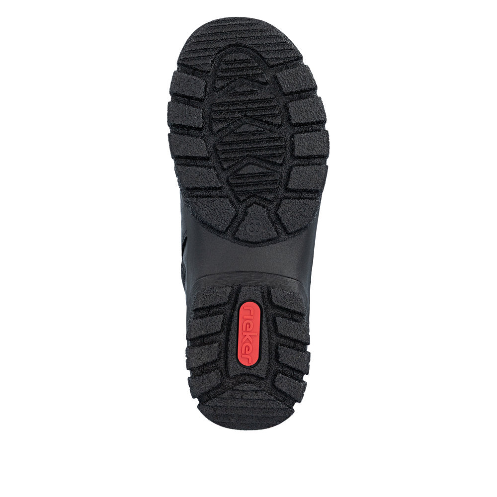 Rieker TEX Z7230-00 Black Boots with Cuff