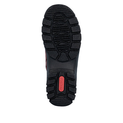 Rieker TEX Z7230-33 Red & Black Multi Boots with Cuff