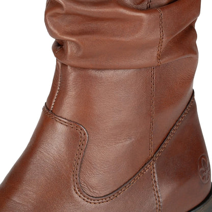 Rieker Z9563-22 Brown High Calf Boots