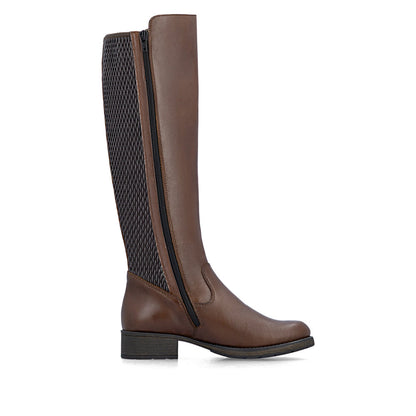 Rieker Z9591-29 Brown Knee High Boots