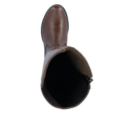 Rieker Z9591-29 Brown Knee High Boots