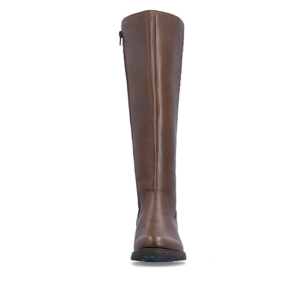 Rieker Z9591-29 Brown Knee High Boots