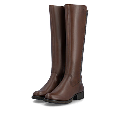 Rieker Z9591-29 Brown Knee High Boots